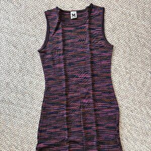 Missoni knit dress Size small/ 6 pink, navy, and gold